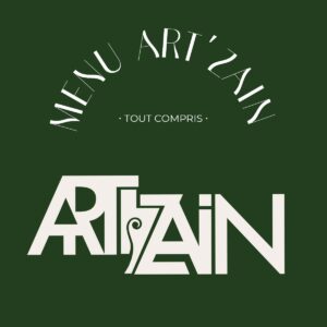 Menu ART’ZAIN • Tout compris •